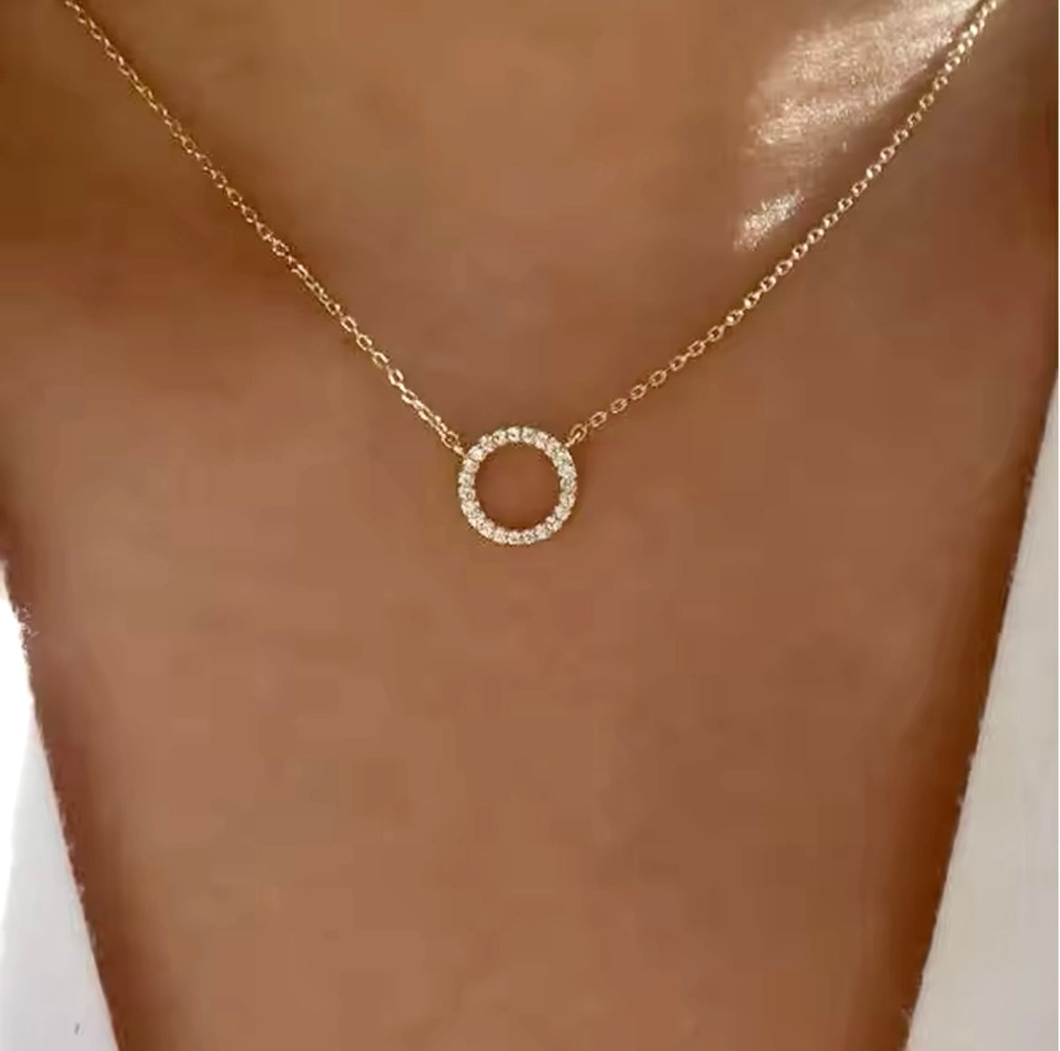 Gold-Tone Infinity Ketting