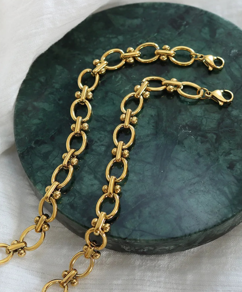 Golden Touch Chain Armband