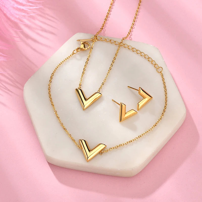 Golden Valentina Ketting